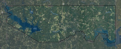 Marion County TX USGS imagery and topo map