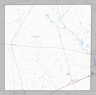 Martin County TX USGS topo map