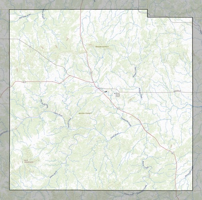 Mason County TX USGS topo map
