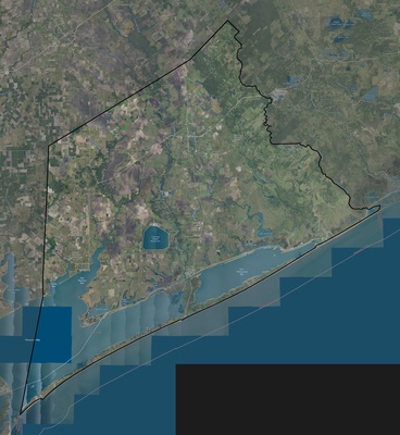 Matagorda County TX USGS imagery and topo map