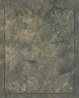 McCulloch County TX USGS imagery and topo map
