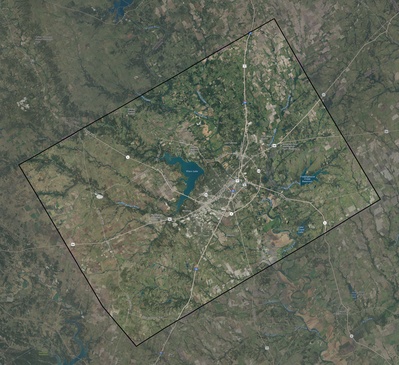McLennan County TX USGS imagery and topo map