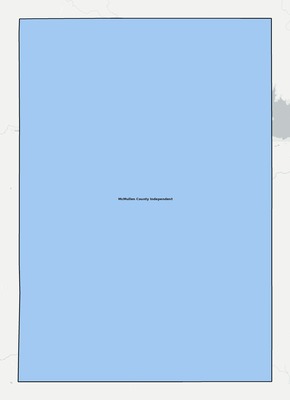 McMullen County TX school district boundaries map