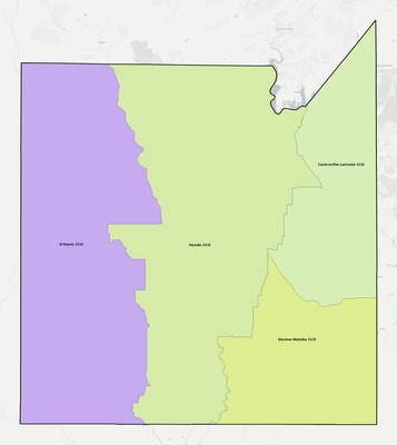 Medina County TX townships and subdivisions map