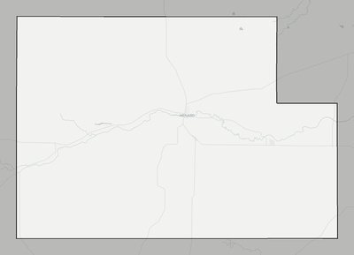 Menard County TX county basemap context