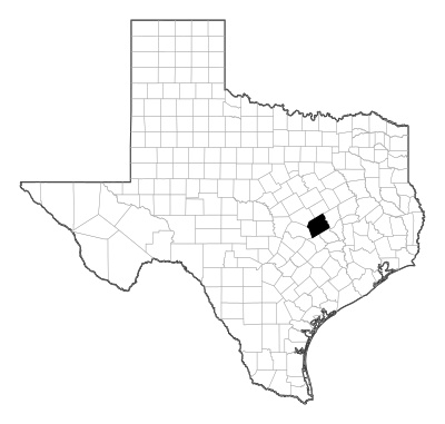 Milam County in Texas