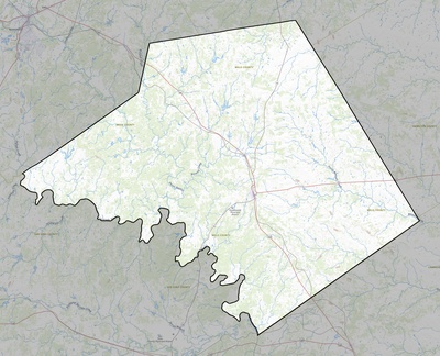 Mills County TX USGS topo map