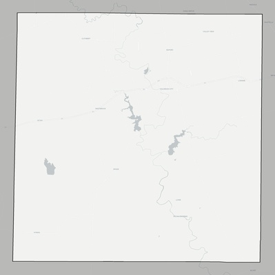 Mitchell County TX county basemap context