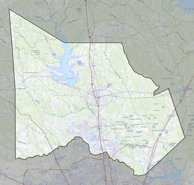 Montgomery County TX USGS topo map