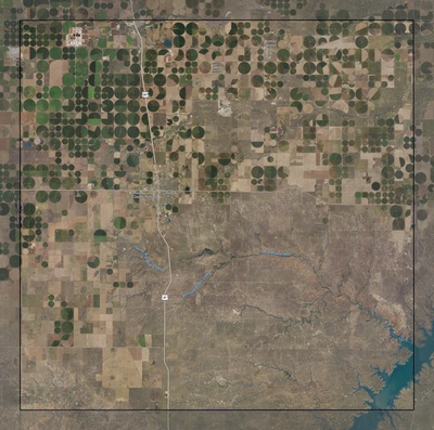 Moore County TX USGS imagery and topo map