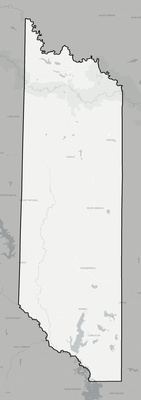 Morris County TX county basemap context