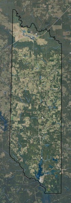 Morris County TX USGS imagery and topo map