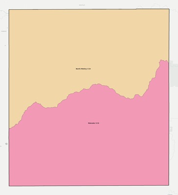 Motley County TX townships and subdivisions map