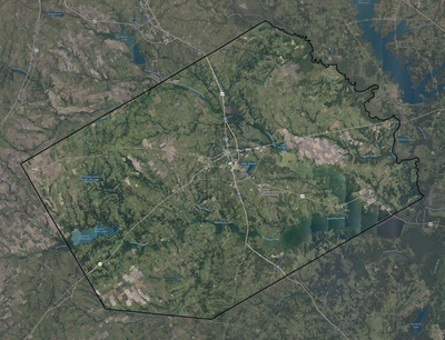Navarro County TX USGS imagery and topo map