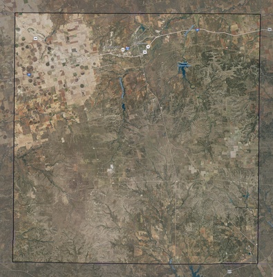 Nolan County TX USGS imagery and topo map