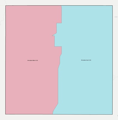 Ochiltree County TX townships and subdivisions map