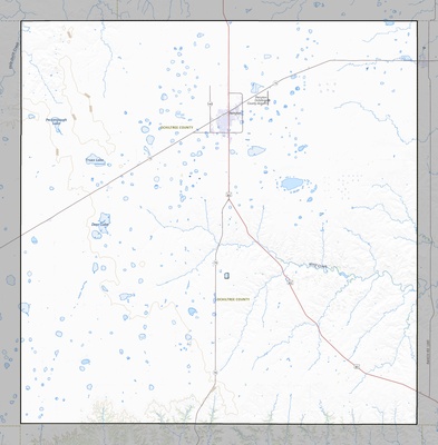 Ochiltree County TX USGS topo map