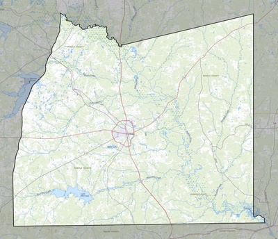 Panola County TX USGS topo map