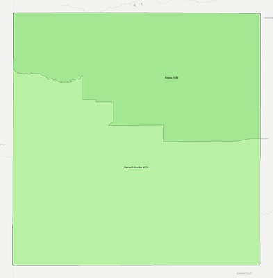 Parmer County TX townships and subdivisions map