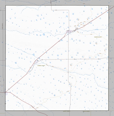 Parmer County TX USGS topo map