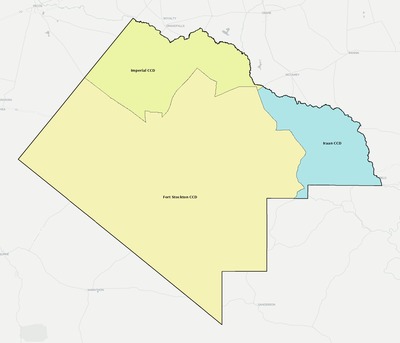 Pecos County TX townships and subdivisions map