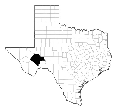 Pecos County in Texas
