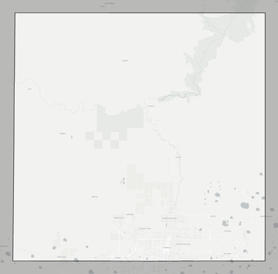 Potter County TX county basemap context