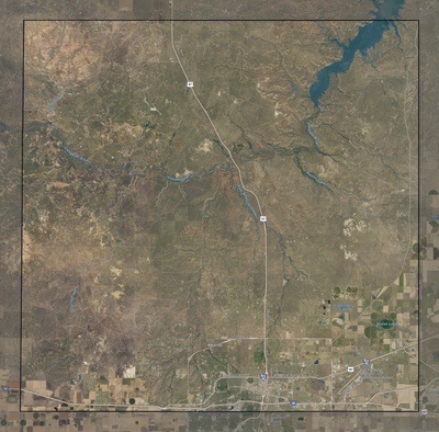 Potter County TX USGS imagery and topo map