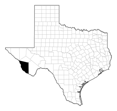 Presidio County in Texas