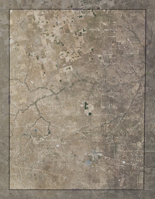 Reagan County TX USGS imagery and topo map