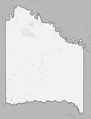 Red River County TX county basemap context