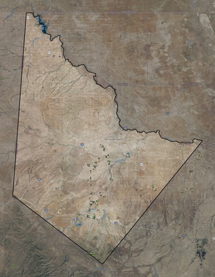 Reeves County TX USGS imagery and topo map