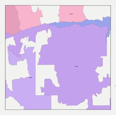 Roberts County TX ZIP code boundaries map