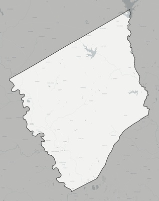 Robertson County TX county basemap context