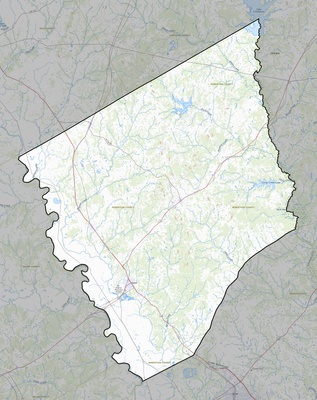 Robertson County TX USGS topo map