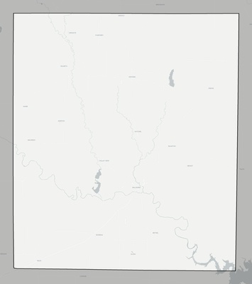 Runnels County TX county basemap context