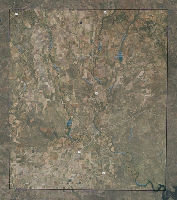 Runnels County TX USGS imagery and topo map