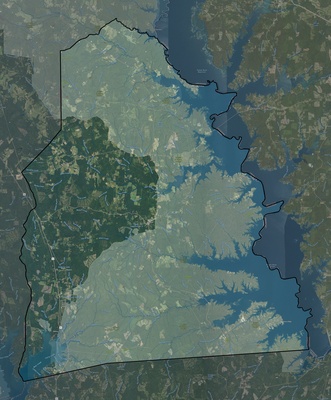 Sabine County TX USGS imagery and topo map