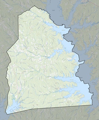 Sabine County TX USGS topo map