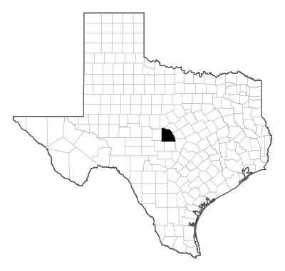 San Saba County in Texas