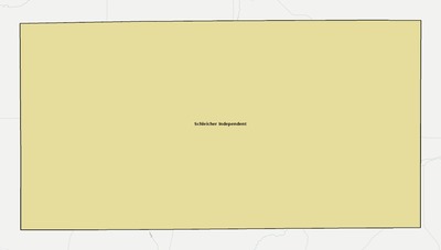 Schleicher County TX school district boundaries map