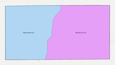 Schleicher County TX townships and subdivisions map
