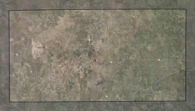 Schleicher County TX USGS imagery and topo map