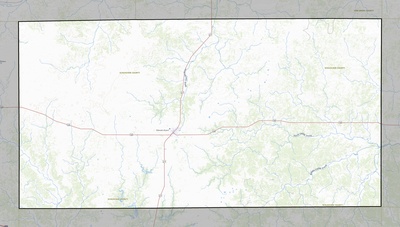 Schleicher County TX USGS topo map