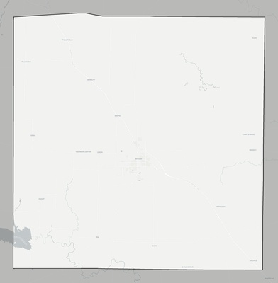 Scurry County TX county basemap context