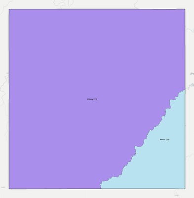 Shackelford County TX townships and subdivisions map