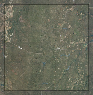 Shackelford County TX USGS imagery and topo map
