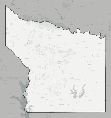 Smith County TX county basemap context