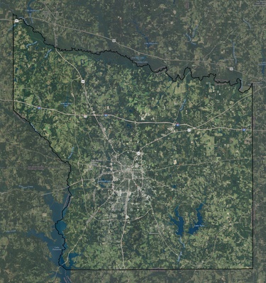 Smith County TX USGS imagery and topo map