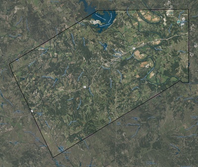 Somervell County TX USGS imagery and topo map